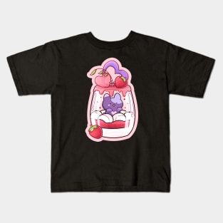 Patchi Strawberry Dessert Kids T-Shirt